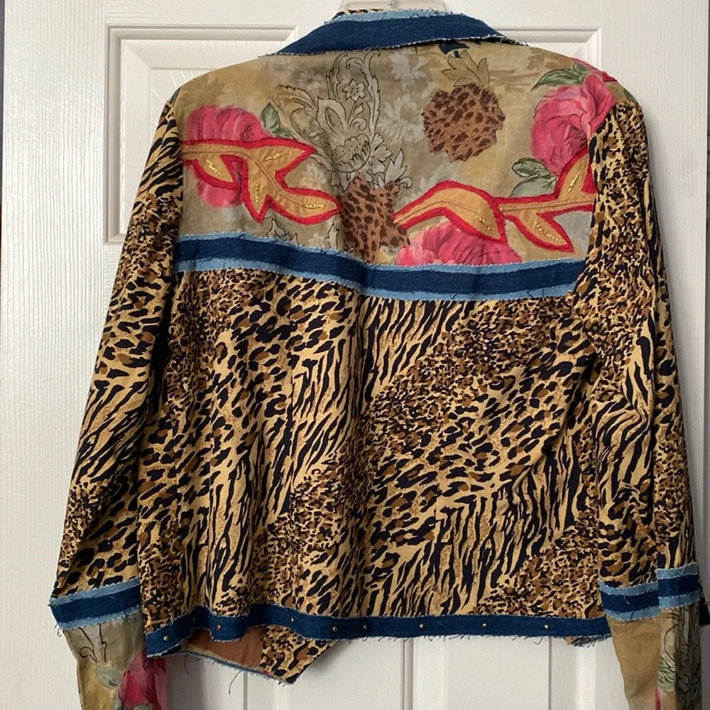 Draper’s & Damon’s Multi-Print Unique Jacket 🐆 🌸 - Picture 6 of 15